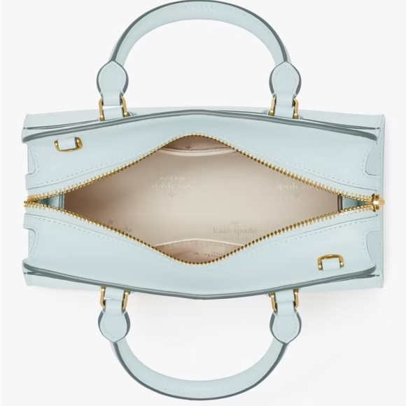 ♠️kate spade Madison Saffiano Small Satchel, Blue Glow NWT - Picture 4 of 11